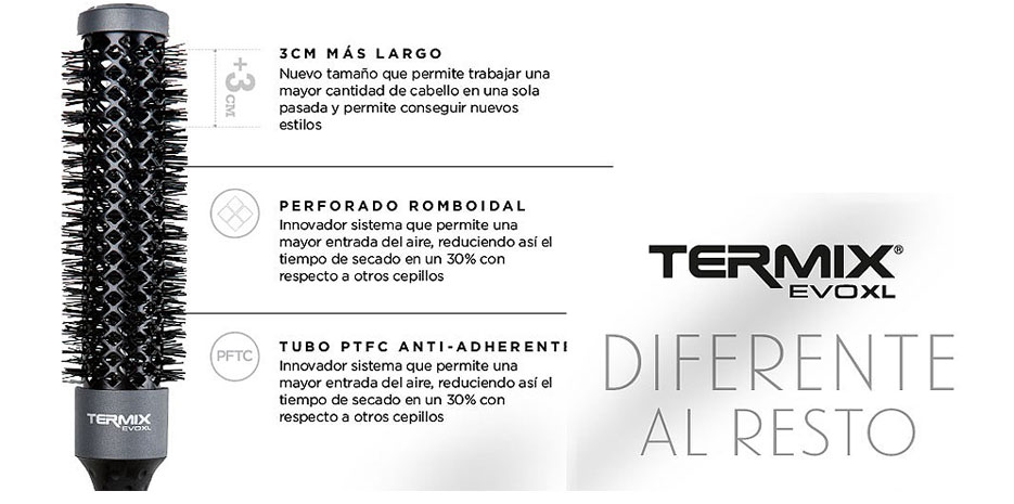 Cepillos TERMIX Evolution XL, la nueva era del cepillado del cabello en Alpel