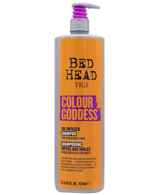 Comprar online Champú Colour Goddess Oil Infused Tigi Bed Head 970 ml en la tienda alpel.es - Peluquería y Maquillaje Comprar online Champú Colour Goddess Oil Infused Tigi Bed Head 970 ml en la tienda alpel.es - Peluquería y Maquillaje